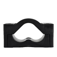 Attache-câble en nylon T27/38 Trefoil, pince de fixation pour câble à trois conducteurs, support PA66, attache-câble électrique