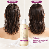 Sampo Keratin Kolagen Kompleks 500ml untuk Rambut Kering dan Rusak, Membersihkan dan Melembapkan untuk Rambut Lebih Halus dan Berkilau Label Pribadi