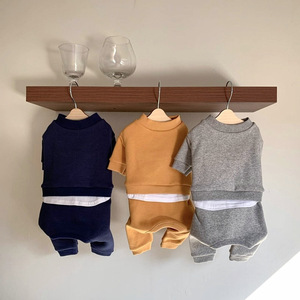 Vêtements décontractés pour chiens de petite taille (Bichon Frisé, Pomeranian, Schnauzer), tenues quatre pattes, nouveau style automne-hiver - Product Image 4