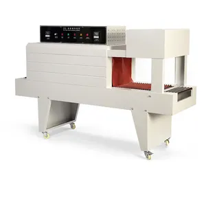 DOVOLL Mesin Pembungkus Film Panas Semi Otomatis, Mesin Pembungkus Film Susut Pemotongan dan Penyegel Tipe-l
