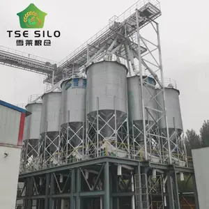 ODM Manufacturer Galvanized Grain Steel Silo For Pig Farm