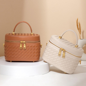 Designer Inspired Woven 2026 China Supplier Wholesale <strong>Small</strong> Luxury PU Leather Woven <strong>HandBags</strong> for <strong>Women</strong> - Product Image 2