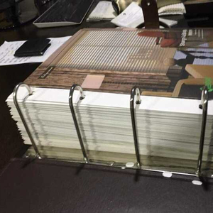 Fuxi Swatch Binder PU <b>Box</b> <b>File</b> FX-Sample Book Custom From China Factory Direct Folder with UV Printing - Product Image 2