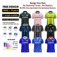 Ensemble de maillots de football personnalisés, kits d'entraînement pour équipes sportives, vêtements de football personnalisés pour hommes, uniformes en polyester, maillots de football