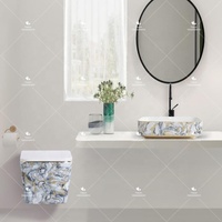 Nouvelle Tendance du Marché : Toilettes Murales de Luxe à Motif Marbre Doré, Cuvette WC en Céramique avec Couvercle Doré pour Salle de Bain