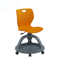 Chaise d'école mobile moderne réglable ZOIFUN avec tablette
