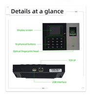 Server Cloud Linux TCP | Macchina per Rilevamento Presenze Biometrica IP Web USB, Dispositivo Compatto per Registrazione Orari con Impronta Digitale