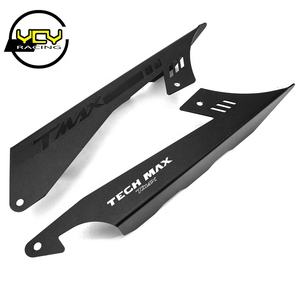 Accessoires de moto adaptés à Yamaha TMAX560 <span class=keywords><strong>TECHMAX</strong></span> modifié CNC couvercle de chaîne arrière couvercle de protection boîte anti-chute - Product Image 2