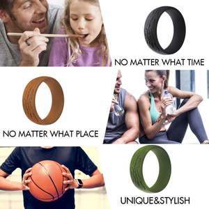 Anelli di gomma in Silicone supporto multiuso regolabile doppio anello pene gabbia di castità maschio masturbazione supplars - Product Image 5