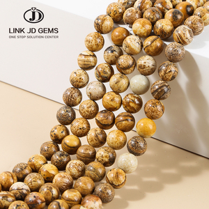 <span class=keywords><strong>Perles</strong></span> rondes <span class=keywords><strong>en</strong></span> jaspe naturel facetté, lisses/mates, <span class=keywords><strong>de</strong></span> 4 à 12 mm, pour la fabrication <span class=keywords><strong>de</strong></span> bijoux - Product Image 1