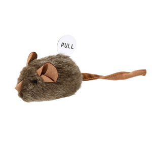 Jouet intelligent pour chat, <span class=keywords><strong>souris</strong></span> <span class=keywords><strong>en</strong></span> peluche écologique, appelant, simulation sonore, auto-haute fonctionnalité, dessin animé mignon, <span class=keywords><strong>papier</strong></span> TPR, jouets pour animaux de compagnie. - Product Image 1