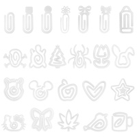 Clips en acrylique vierges pour sublimation, personnalisables, pour impression par transfert thermique recto, parfaits pour les carnets, cadeaux promotionnels