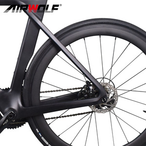 Vélo de route à disque Airwolf Flat Mount R8020-22 vitesses, hydraulique, fibre de carbone T1000, pneus larges 700*32C YFR001 YFR001 YFR0 - Product Image 4