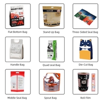 Sachet Doypack Personnalisé en Aluminium Imprimé par Gravure, Qualité Alimentaire, Haute Résistance à l'Humidité, Refermable avec Fermeture Auto-adhésive et Zip, Grand Format pour