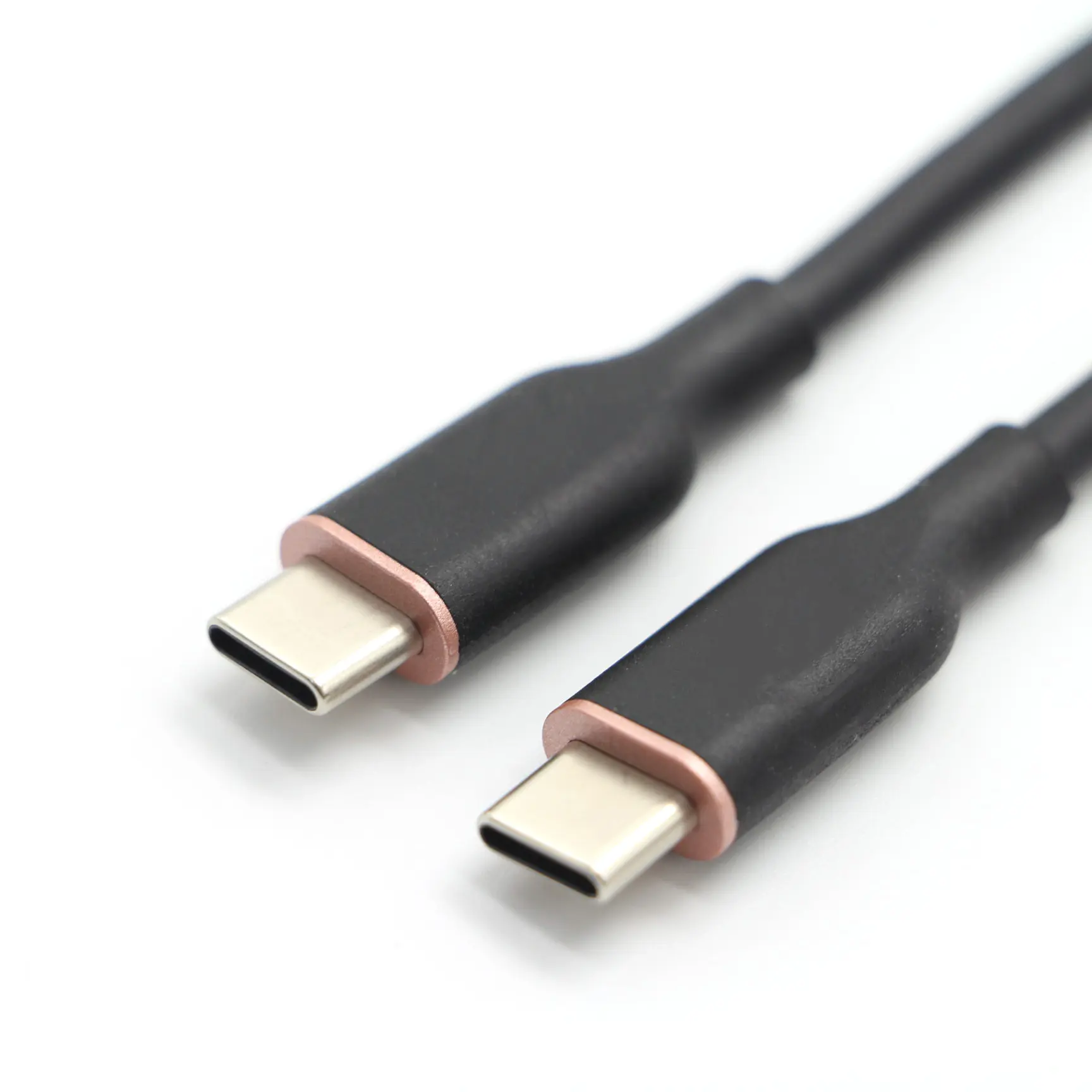 100W Usb 3.0 A Type C colorful soft cable For Huawei Samsung Android Data Fast Charger Cable