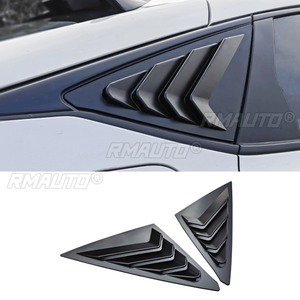 For Honda 11th Gen Civic Hatchback Car Rear Triangle <b>Window</b> Shark Cheek Trim Body Kit Rear Side <b>Vent</b> <b>Window</b> Trim Cover Body Kit - Product Image 2