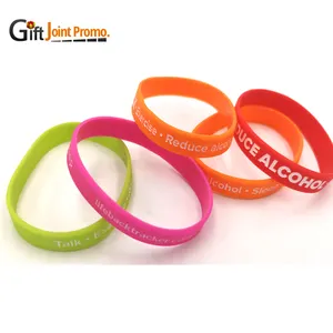 Custom Rubber Bracelets Bulk Personalized Rubber Bracelets Cheap Handband Silicone Wristband