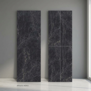 Losas de porcelana pulida Calacatta Brown de 800x2400 mm con aspecto de mármol para encimeras y pisos de hoteles, losa de piedra sinterizada - Product Image 2