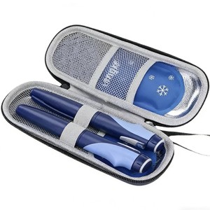 Estuche Portátil Impermeable con Cierre de Cremallera para Medicamentos, Bolsa de Almacenamiento de <span class=keywords><strong>Insulina</strong></span> Eva para Viajes - Product Image 3