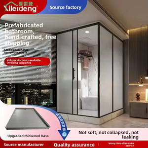 Unité de salle de bain intégrée de haute qualité, cabine de salle de bain modulaire étanche avec <span class=keywords><strong>douche</strong></span>, toilettes et lavabo - Product Image 6