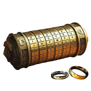 Cryptex Da Vinci รหัสมินิล็อคของเล่นโลหะงานแต่งงานของขวัญวันวาเลนไทน์