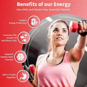 Produits chauds Gommes énergétiques Suppléments énergétiques Gommes pour augmenter l'énergie Constructeur de muscles Bonbons - Product Image 4