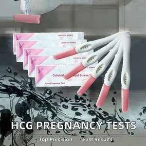 ชุดทดสอบการตั้งครรภ์ในปัสสาวะแผ่นทดสอบการตั้งครรภ์ที่รวดเร็วแผ่นทดสอบการตั้งครรภ์ความแม่นยำ99% แท่งทดสอบการตั้งครรภ์ที่ผลิตโดยพยาบาล - Product Image 2