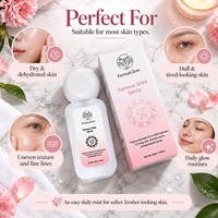 Brume Tonique Visage Fermentée au ADN de Saumon Sauvage PDRN Micro-encapsulé, Raffermissante, Anti-âge, Lissante Rides, Hydratante et Réparatrice