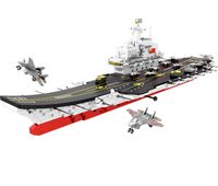 WOMA Factory 1904 Pcs Brick Model Technology Construction Toy Games Battleship Battle Ship Building Block Toy (C0155)