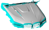 Pour BMW G01 G02 X3M F97 X4M F98, capot de remplacement en fibre de carbone sèche de haute qualité, accessoires pour le capot du moteur de la voiture