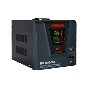 SDR-10000-PLUS Regulator tegangan AC otomatis penuh relai LED fase tunggal keluaran tipe 220V untuk penggunaan SVC bersertifikasi Ce