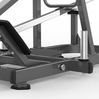 Machine à Rameur T-Bar avec Plaque de Poitrine, Poignées Réglables et Plateforme pour les Pieds