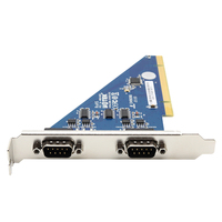 Tarjeta serial de alta velocidad PCI a 2 puertos 422/300bps-115.2Kbps RTS/CTS XON/XOFF