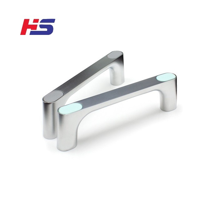 Hengsheng Zinc Alloy U Handle for Cabinet Knobs Furniture Hardware Chrome Plated Pull Handle Bridge Handle for Machinery