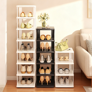 5/6-Tier Small <strong>Shoe</strong> Rack, <strong>Vertical</strong> Narrow Stackable Organizer Efficient <strong>Shoe</strong> <strong>Storage</strong> for Entryway and Small Spaces - Product Image 2
