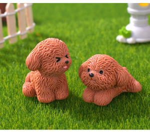 2025 nouveau dessin animé Offre Spéciale mignon Mini chiot résine accessoire petit bricolage Micro paysage jardinage décoration avec motif Animal - Product Image 3