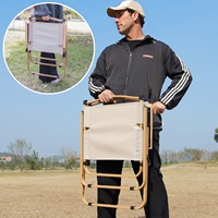 Vente en gros de chaise pliante de haute qualité, portable, facile à transporter, peinture, jardin, camping en plein air