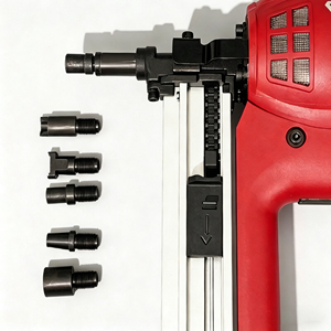 Pistolet à clous <span class=keywords><strong>pneumatique</strong></span> industriel portable, moteur sans balais, haute puissance, haute efficacité, cloueur robuste pour béton et acier - Product Image 2