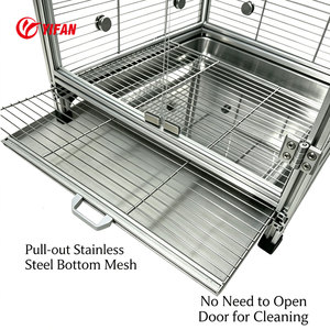 Jaula Vertical Extra Grande para Loros 2020, Perfil de Aluminio, Vidrio Templado Anti-Rotura, para Loro Gris <span class=keywords><strong>y</strong></span> Guacamaya <span class=keywords><strong>Azul</strong></span> <span class=keywords><strong>y</strong></span> Dorado - Product Image 3