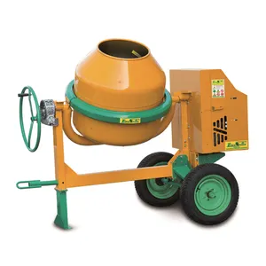 Towable concrete mixer brand LINO SELLA Italian manufactured mod. S360 packed in carton box lt360 for high perfo