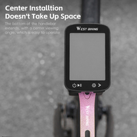 WEST BIKING Rennrad-Tachometer-Halterung Fahrradbeleuchtung Sportkamera Aluminiumlegierung Basis Fahrradcomputer-Halter