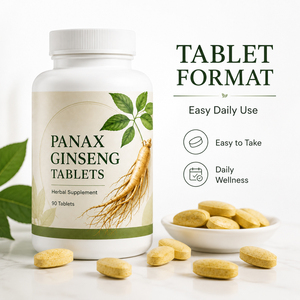 Comprimés de ginseng Panax de haute qualité pour adultes, racine coréenne, extrait de ginkgo biloba rouge, énergie et soutien immunitaire - Product Image 4