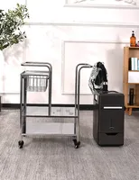 Micro vapeur professionnel de cheveux de brume d'ozone de Nano avec le chariot pour le chariot inoxydable de soin de cheveux plaçant des articles de stockage pour le salon de coiffure