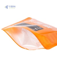 Sacs en plastique personnalisés avec logo, sacs thermoscellables avec fenêtre, sacs en nylon laminé PA/PE pour le stockage de pizzas surgelées, emballage pour aliments surgelés