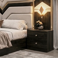 Ensemble de meubles de chambre à coucher de luxe en gros pour fabricants – Lit king size moderne, suite complète pour la maison avec cadre en bois