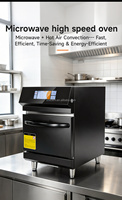 Four à griller commercial à grande vitesse avec micro-ondes, convertisseur catalytique à convection, système de menu intelligent et fours de cuisson plus rapides