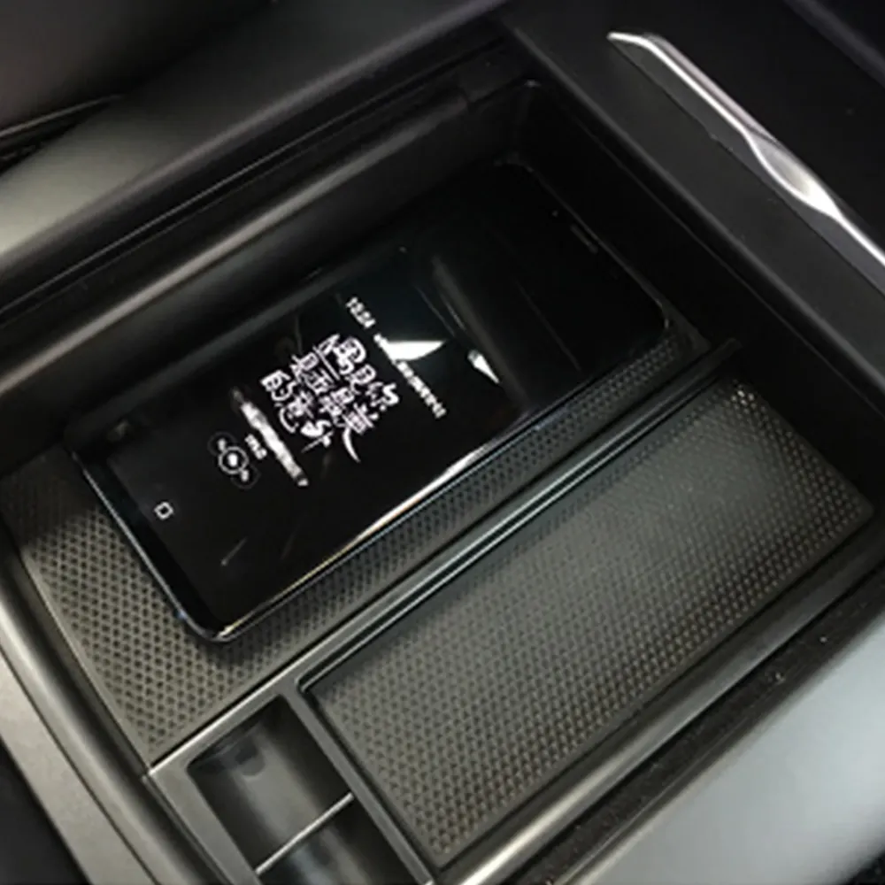 Center Console Armlehne Storage Box mit Wireless Charging für Tesla Model S X Eingestuft Lagerung Sichere und Schnelle Füllen Auto