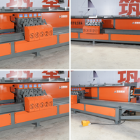 ZUJI Machine de cintrage de barres d'armature CNC automatique à cinq têtes intégrée pour la cintrage de plaques d'étriers en plastique à cinq liaisons