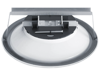 Diffuseurs circulaires modernes en aluminium avec amortisseurs en plastique, diffuseurs d'air de plafond et aérateurs de tuyaux réglables