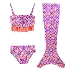 Traje <span class=keywords><strong>de</strong></span> Baño <span class=keywords><strong>de</strong></span> 3 Piezas para <span class=keywords><strong>Ni</strong></span>ñas, Bikini Infantil con Cola <span class=keywords><strong>de</strong></span> Sirena, Venta al Por Mayor - Product Image 4